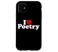 Carcasa para iPhone 11 I Love Heart POESÍA POEMAS POETAS