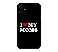 Carcasa para iPhone 11 I Love My Moms Gay Pride Two Moms Are Better Than One Mother