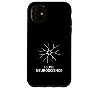 Carcasa para iPhone 11 I Love Neuroscience Brain Design Stem Neurociencia Cita