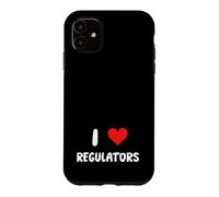 Carcasa para iPhone 11 I Love Regulators - Normas de Regulación Cumplimiento Auditoría de Riesgos