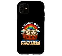 Carcasa para iPhone 11 I Noah Guy Que tenía un par de Perros Havanese Noah's Ark