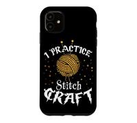 Carcasa para iPhone 11 I Practice Stitch Craft - Yarn Knitting - Knitter's Gift