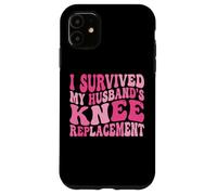 Carcasa para iPhone 11 I Survived My Husbands Knee Replacement Cirugia Articular