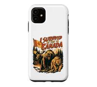 Carcasa para iPhone 11 I Survived My Trip To Canada Funny Tourist Souvenir