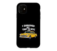 Carcasa para iPhone 11 I Survived My Trip to NYC - Funny New York City Taxi