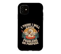 Carcasa para iPhone 11 I Think I Will Cause Problems On Purpose Chaos Vibe -