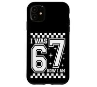 Carcasa para iPhone 11 I Was 6 Now I'm 7 Funny 67 Birthday Boys Girls Party