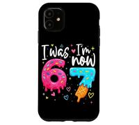 Carcasa para iPhone 11 I Was 6 Now I'm 7 Years Old Birthday Six Seven Kids Party