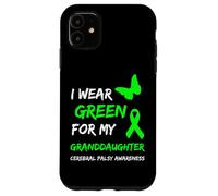 Carcasa para iPhone 11 I Wear Green For My Granddaughter Cerebral Palsy Ribbon