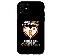 Carcasa para iPhone 11 I Wear Orange for my Nephew Prader Willi Syndrome Awareness