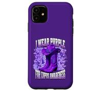 Carcasa para iPhone 11 I Wear Purple For Lupus Awareness