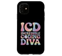 Carcasa para iPhone 11 ICD Incredible Coding Diva Codificación Clínica Mujer