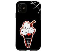 Carcasa para iPhone 11 Ice Cream Skull Spoopy Yami Kawaii Halloween Design, Spooky