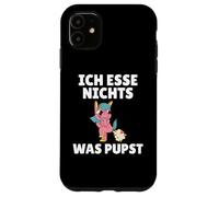Carcasa para iPhone 11 Ich Esse Nada Que pupst Veganos y Vegetarianos.