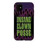 Carcasa para iPhone 11 ICP Purple Flames Old English Logo Horrorcore Rap Music