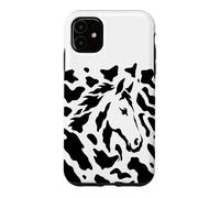 Carcasa para iPhone 11 Ilusión de Cabeza de Caballo Oculto