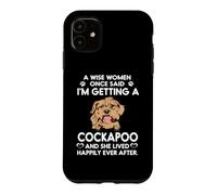 Carcasa para iPhone 11 I'm Getting A Cockapoo Funny Dog Mom Puppy Lovers