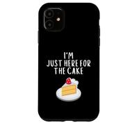 Carcasa para iPhone 11 I'm Just Here For The Cake Funny Wedding Party Costume Cakes