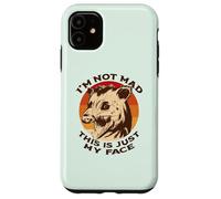 Carcasa para iPhone 11 I'm Not Mad This IS Just MY Face Funny Zarigüeya Scream Meme