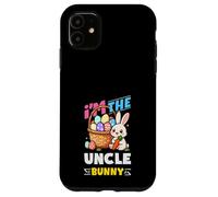 Carcasa para iPhone 11 I'm The Uncle Bunny Egg Hunting Familia Matching Easter