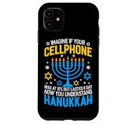 Carcasa para iPhone 11 Imagina si tu teléfono Celular estuviera al 10% Pero duró 8 días Ahora yo