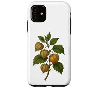 Carcasa para iPhone 11 Impresión artística Vintage botánica Physalis Golden Berry