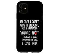 Carcasa para iPhone 11 In Case I Don't Say It Enough Couples Romantic Husband Wife