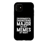 Carcasa para iPhone 11 Ingeniería Ambiental Día Mayor Memes Noche Ecológico