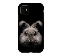 Carcasa para iPhone 11 Inglés Angora Conejo Cara Bosque Fauna Silvestre