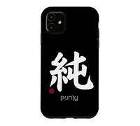 Carcasa para iPhone 11 Inocencia/Pura Kanji Letra Japonesa símbolo japonés estética