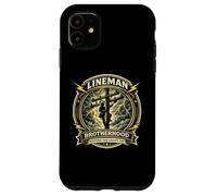 Carcasa para iPhone 11 Insignia de Lineman Brotherhood Keeping The Lights On