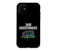 Carcasa para iPhone 11 Insomnia 3AM Overthinker Melting Clock Aesthetic