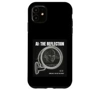 Carcasa para iPhone 11 Inteligencia Artificial Espejo Datos Self Cyberpunk Large AI