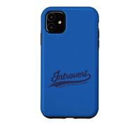Carcasa para iPhone 11 Introvertido. Tú no. Yo. Social con la Gente. Divertido