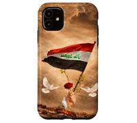 Carcasa para iPhone 11 Irak Bagdad Irak Home IRQ Diseño de Mapa iraquí I Love Irak Flag