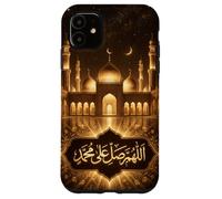 Carcasa para iPhone 11 Islam Caligrafía árabe Allahumma Salli ala Muhammad