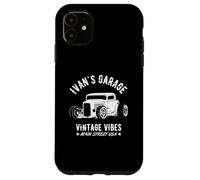Carcasa para iPhone 11 Ivan's Garage Hotrod Classic Car Diseño Personalizado