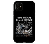 Carcasa para iPhone 11 Japón Gran Ola Física Hokusai Agua Movimiento Matemáticas Ciencia