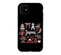Carcasa para iPhone 11 Japón Viajes Iconos Cultura Japonesa Nippon Souvenir Art