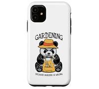 Carcasa para iPhone 11 Jardinería Porque el Asesinato está Mal Amante de Las Plantas Panda Malvado