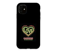 Carcasa para iPhone 11 Jardines Corazón Diseño Floral - El Amor Crece