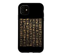 Carcasa para iPhone 11 Jeroglíficos egipcios Símbolos Antiguo Egipto Faraón Cultura