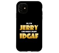 Carcasa para iPhone 11 Jerry Costume Idgaf Funny Meme Halloween Costume For Jerrys