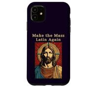 Carcasa para iPhone 11 Jesucristo Católico Romano Haga La Misa Latina De Nuevo