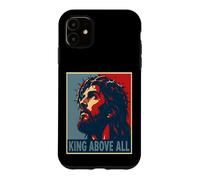 Carcasa para iPhone 11 Jesucristo Rey sobre Toda Fe Cristiana