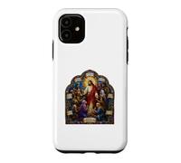 Carcasa para iPhone 11 Jesús Bienaventuranzas Sermón Mosaico Gótico Arte Cristiano Icono