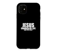 Carcasa para iPhone 11 Jesús cambió mi Vida Pregúntame qué Tan Cristiano