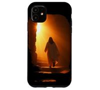 Carcasa para iPhone 11 Jesus Christ Glorious Resurrection Christian Faith (Black)