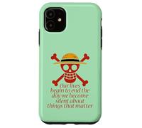 Carcasa para iPhone 11 Jolly Roger. Nuestras Vidas... Cosas Que importan.