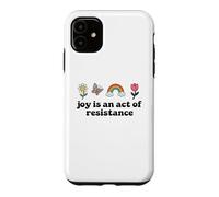 Carcasa para iPhone 11 Joy is an Act of Resistance Rainbow Pride Month Human Rights